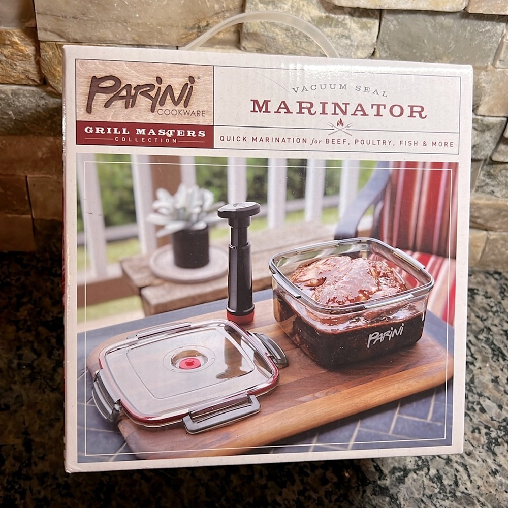 Parini vacuum seal Marinator NIB
